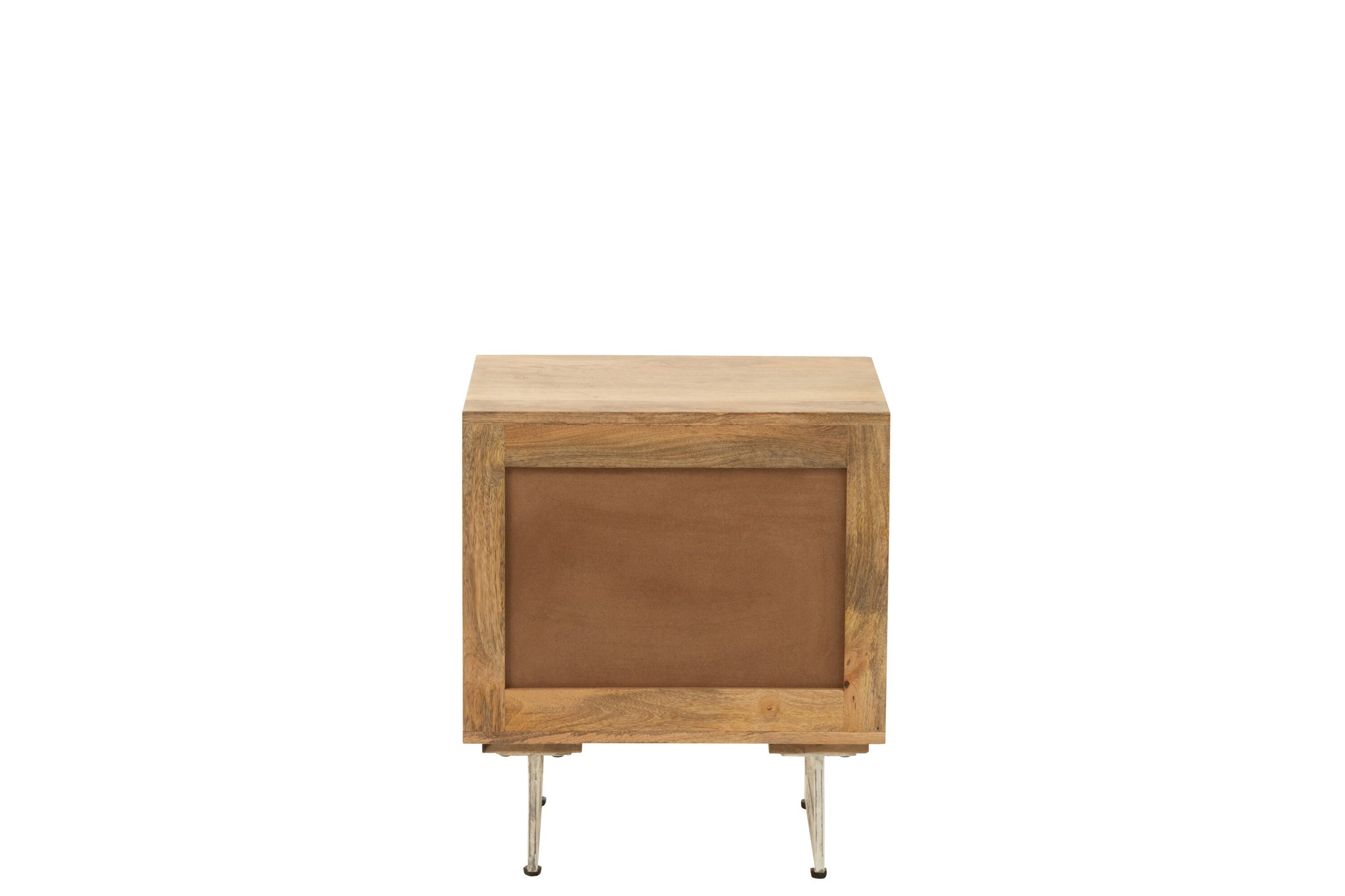 Bedside Table Weaving Wood Natural