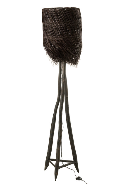 Lamp Branch Arthur Wood Brown Large