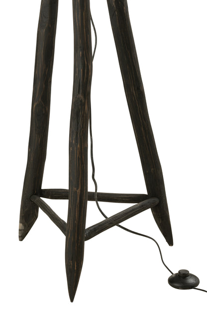 Lamp Branch Arthur Wood Brown Large