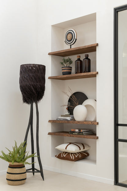 Lamp Branch Arthur Wood Brown Large