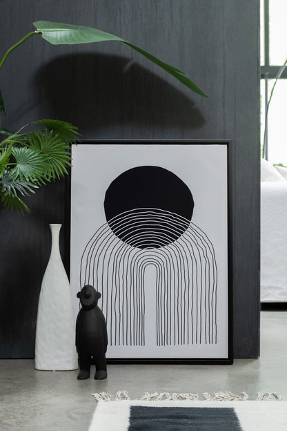 Statuette Ngurah Wood Black Small