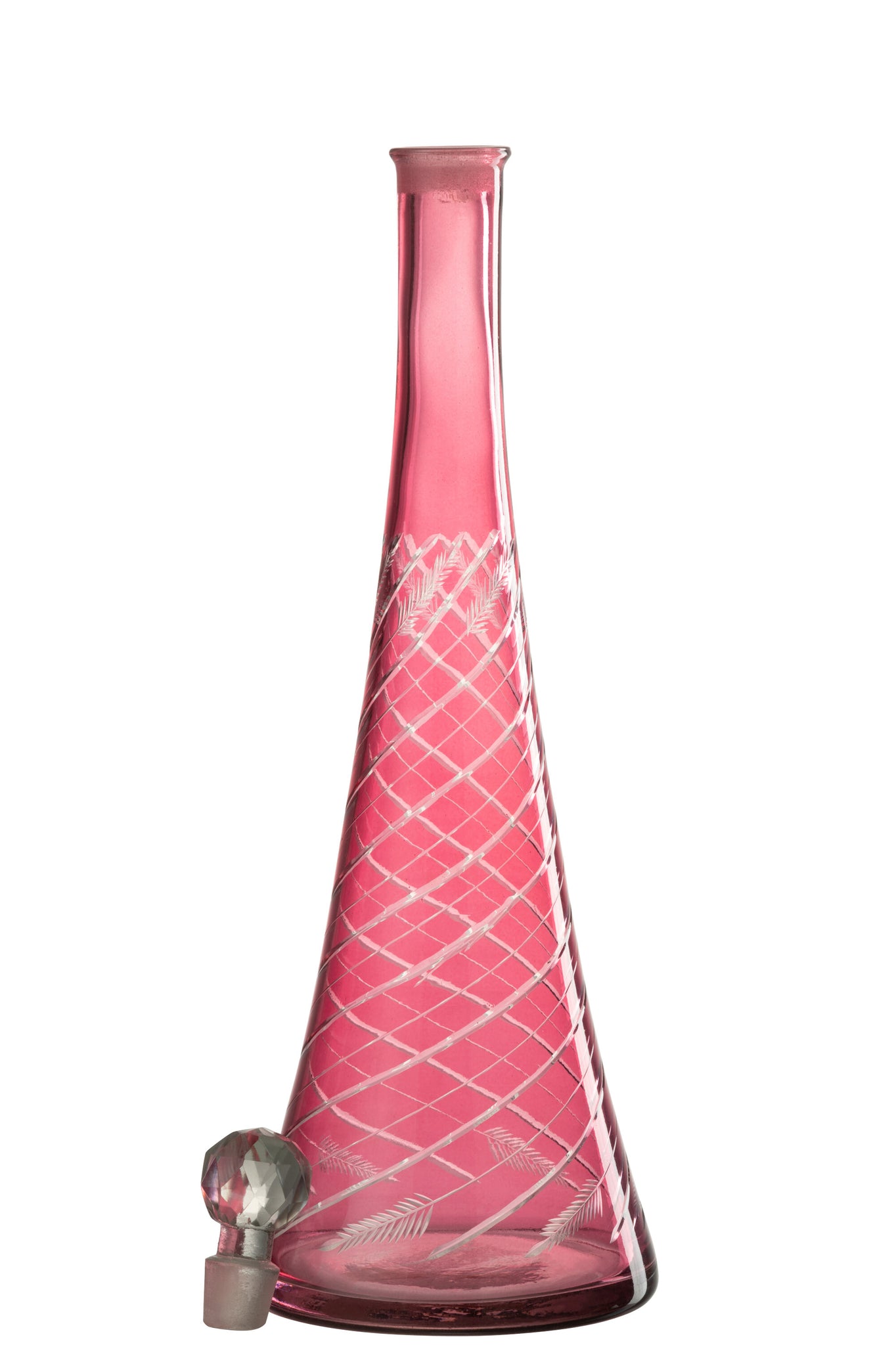 Carafe Stem Glass Red
