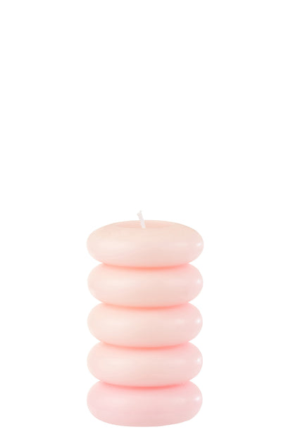 Candle Macaron Pink Large-10H