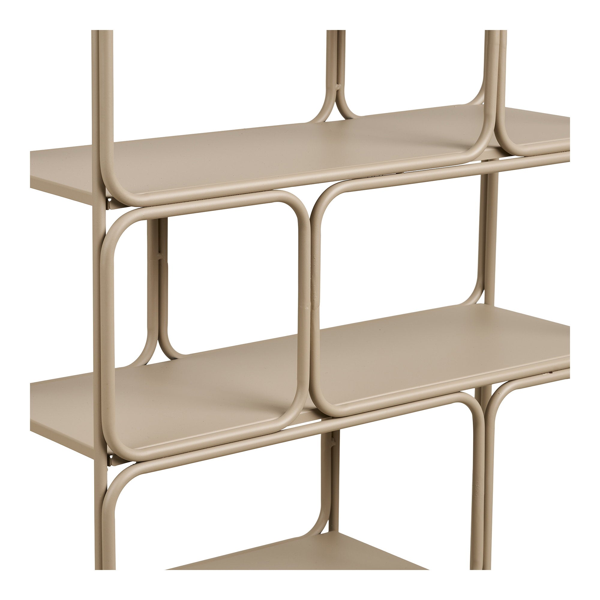 Lanciano wandplank van metaal in beige