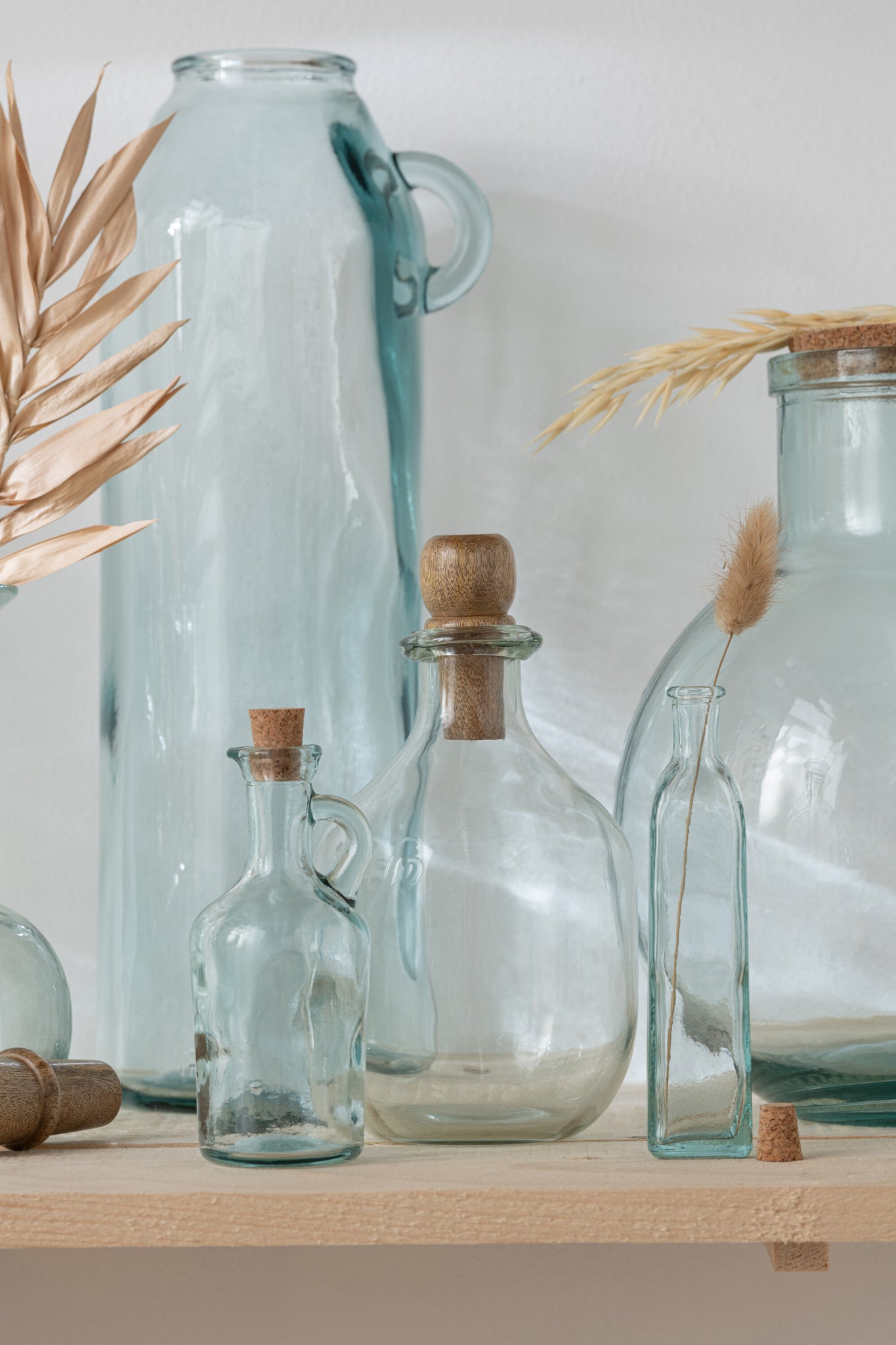 Carafe Spout Round Cork Recycled Glass