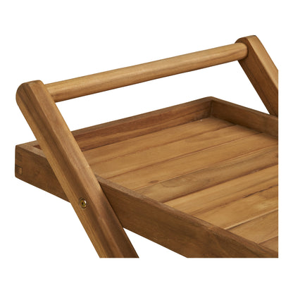 Pasaku Tea Trolley - Tea Trolley, teak, natural, 86x50x81 cm