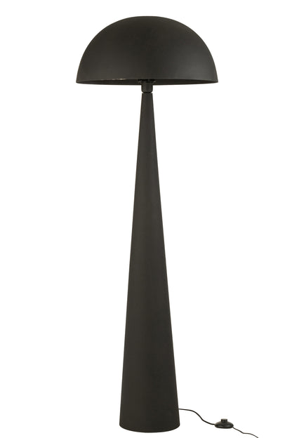 Table Lamp Mushroom Metal Matt Black