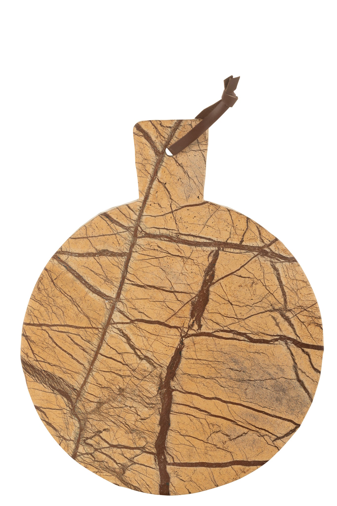 Cutting Board Oni Round Marble Brown/Ochre