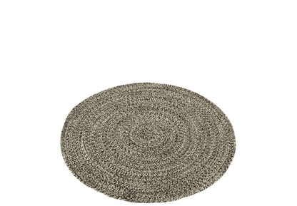 Carpet Miami Outdoor Poly Black/White Small