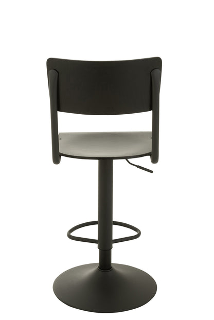 Barstool Wood/Metal Black
