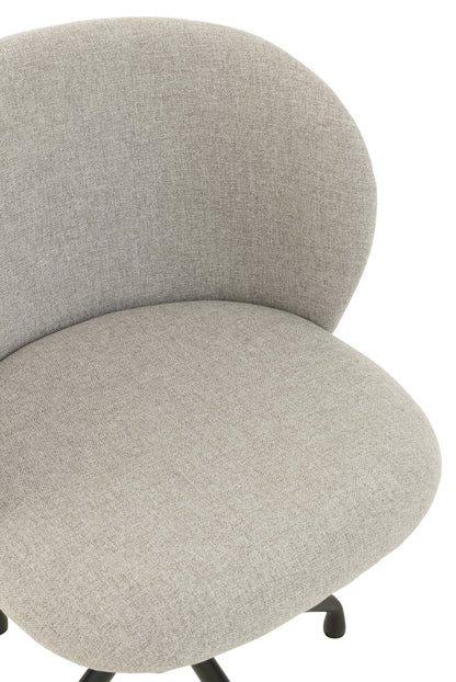 Chair Turn/Up/Down Linen Grey