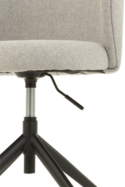 Chair Turn/Up/Down Linen Grey