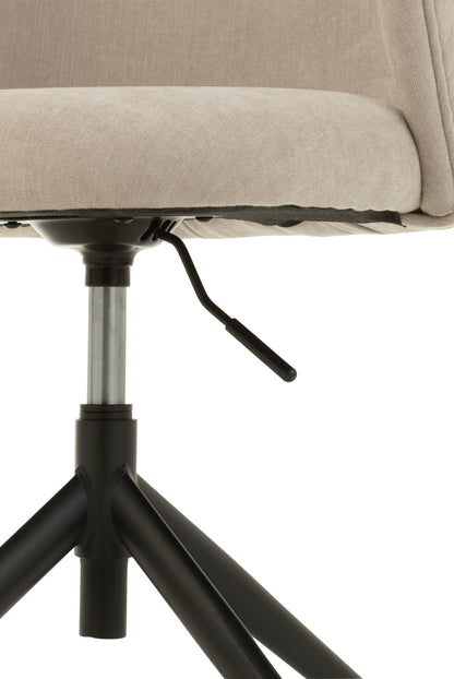 Chair Turn/Up/Down Textile Beige