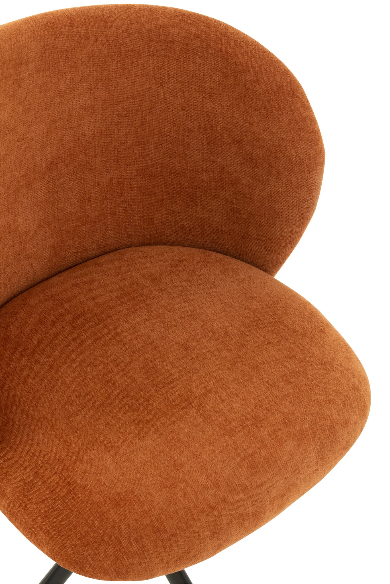 Drehstuhl, verstellbar (hoch/runter), Textil, rostfarben