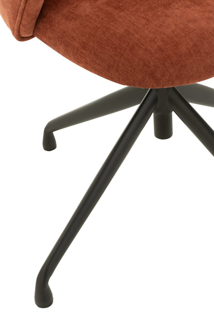 Drehstuhl, verstellbar (hoch/runter), Textilbezug, burgunderrot