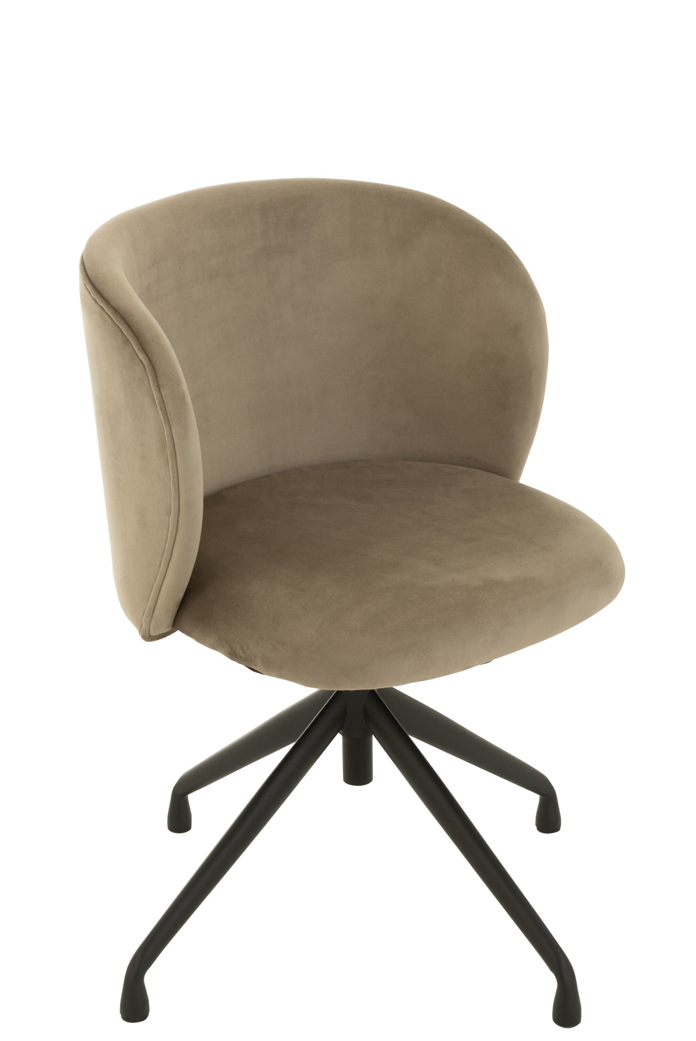Chair Turn/Up/Down Velvet Dark Grey