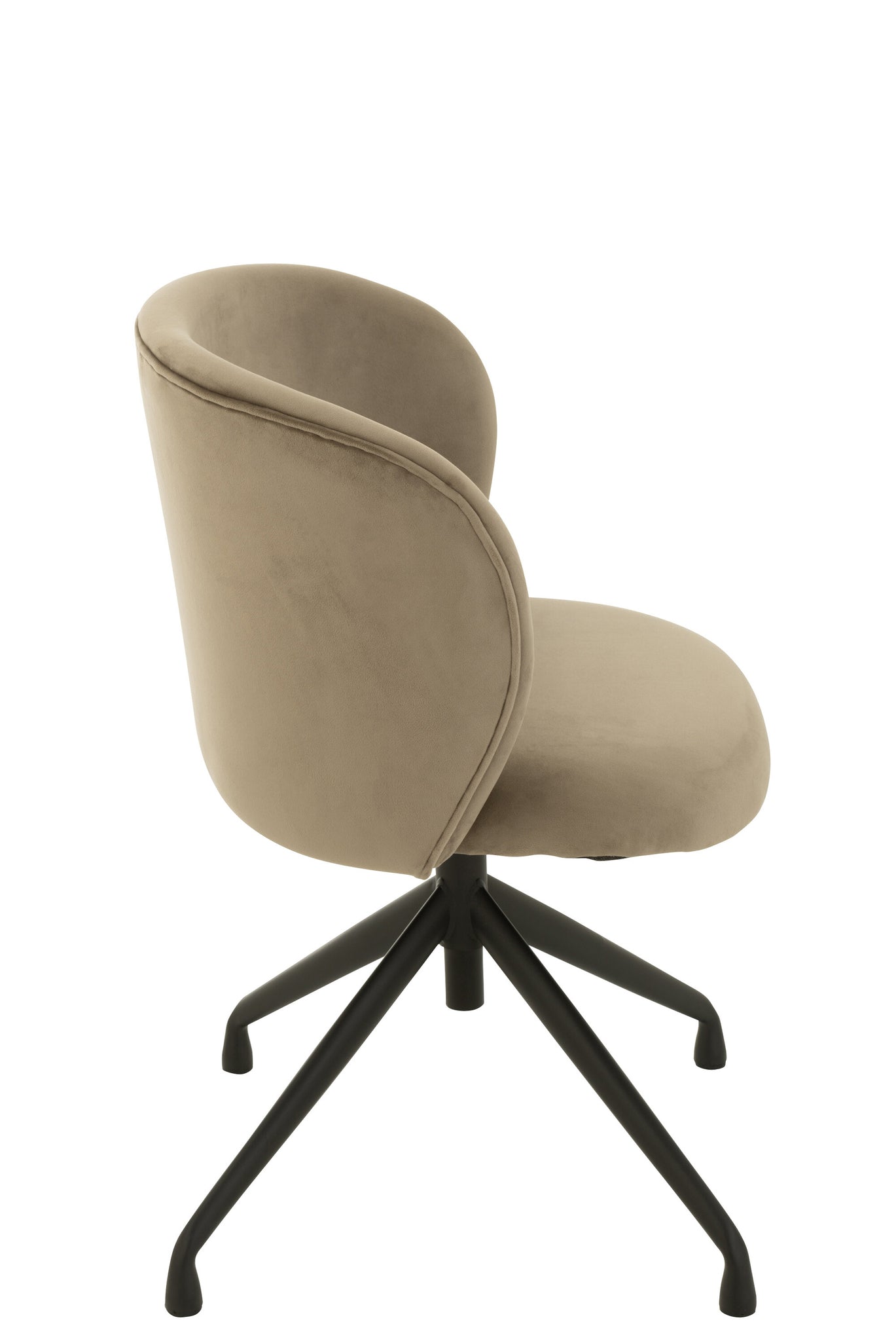 Chair Turn/Up/Down Velvet Dark Grey