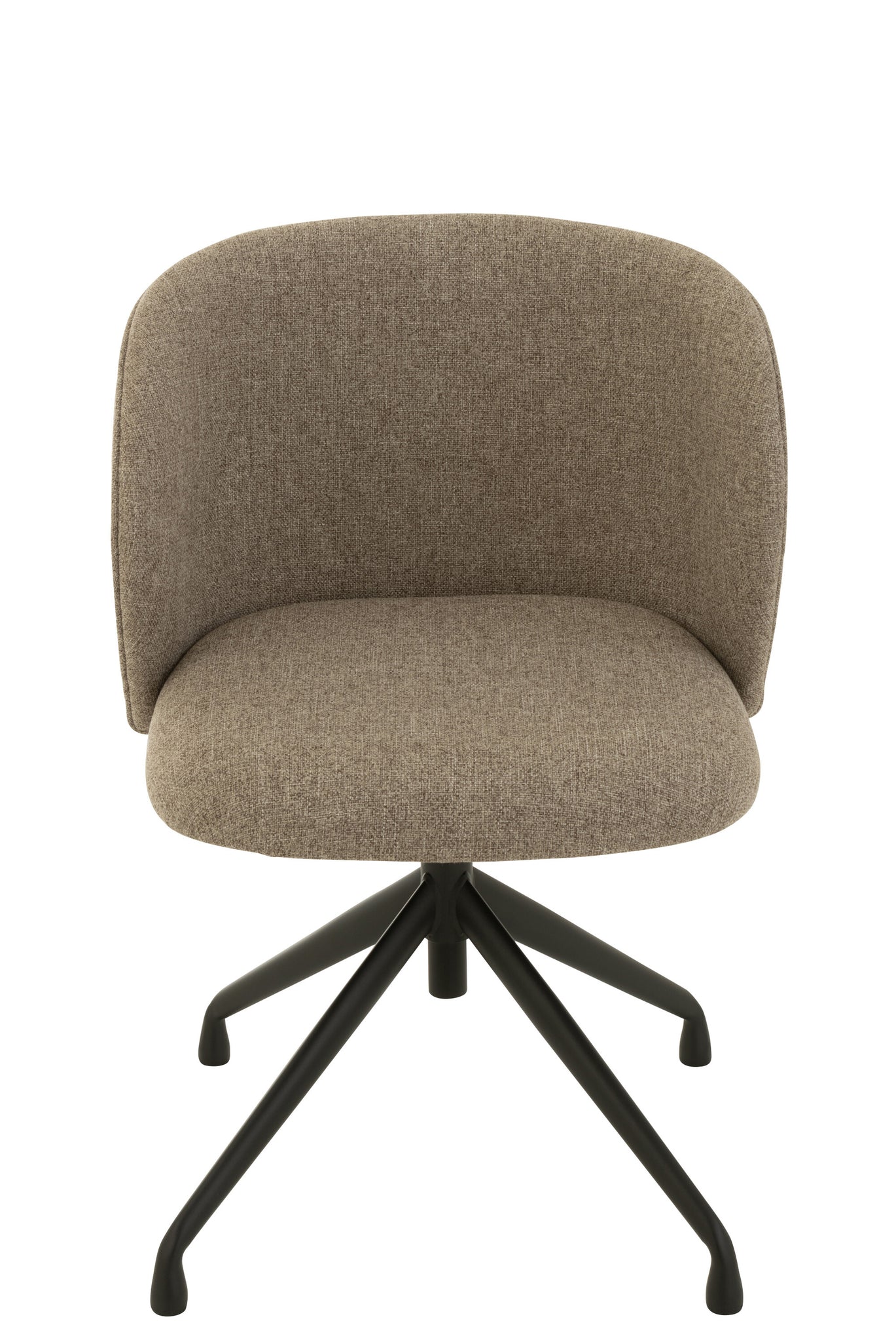 Chair Turn/Up/Down Linen Dark Brown/Beige