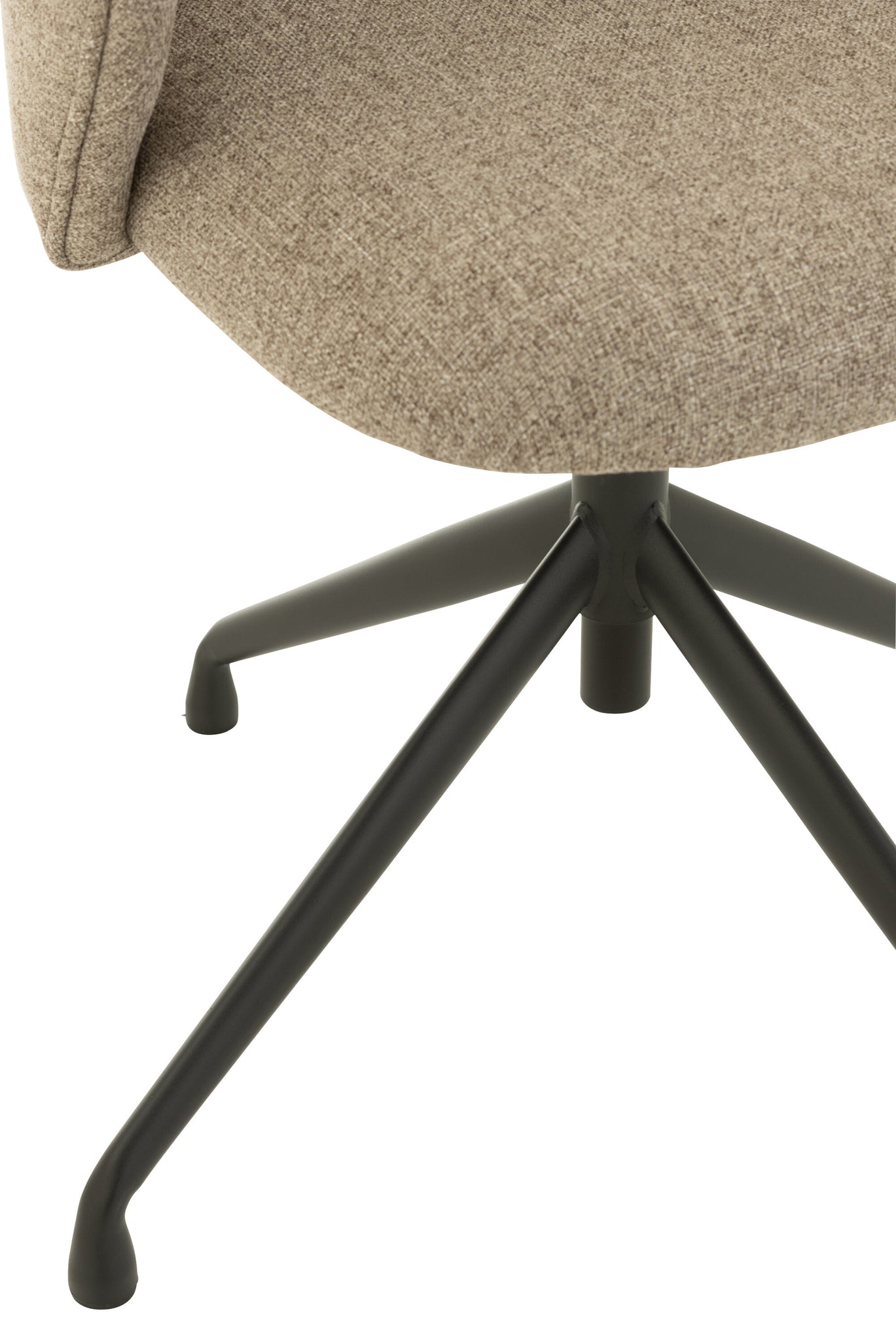 Chair Turn/Up/Down Linen Dark Brown/Beige