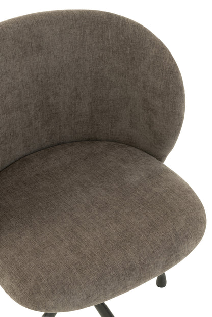 Chair Turn/Up/Down Textile Dark Grey