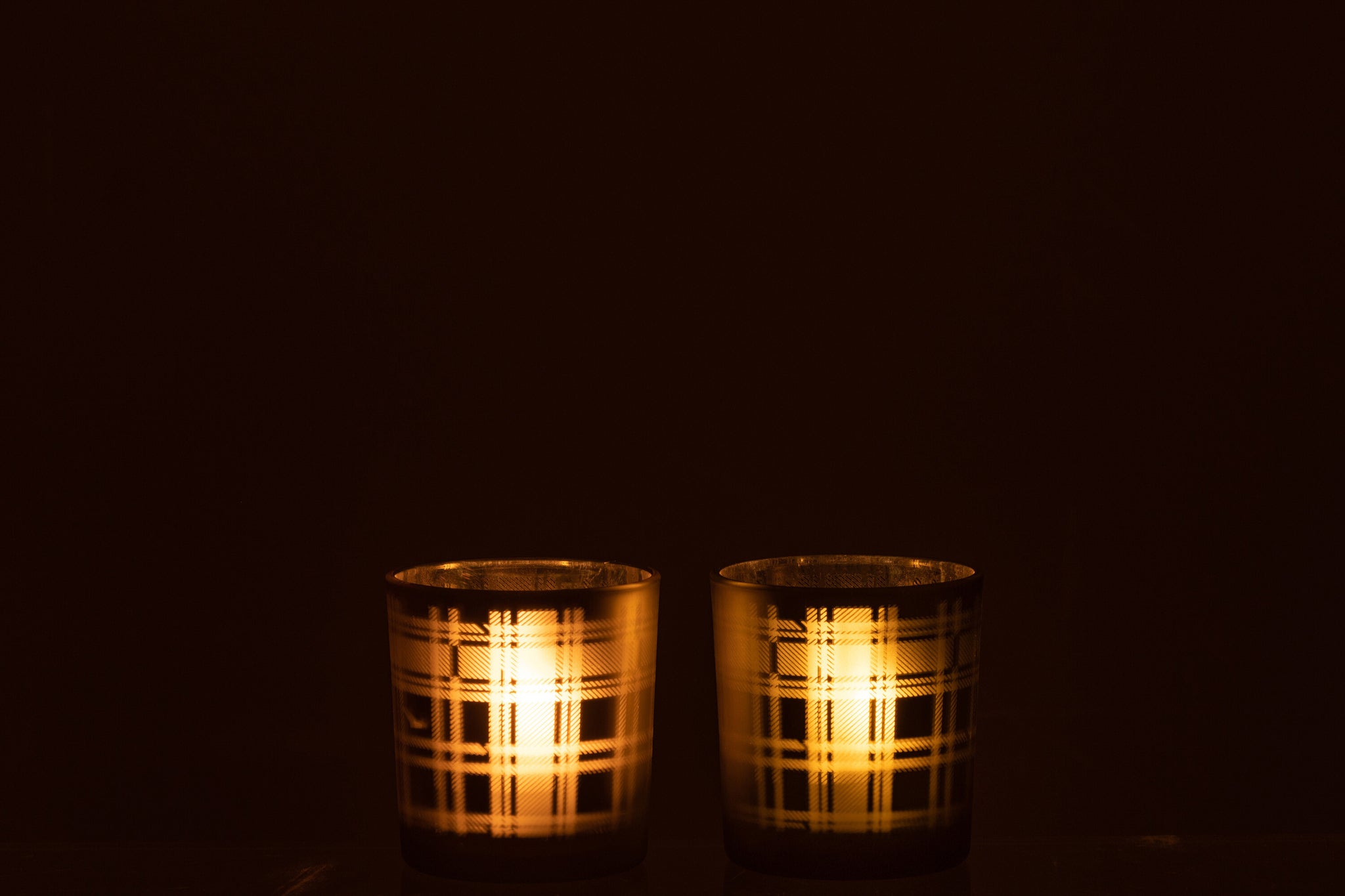 Tealight Holder Rectangles Glass Green Small Assortment Of 2