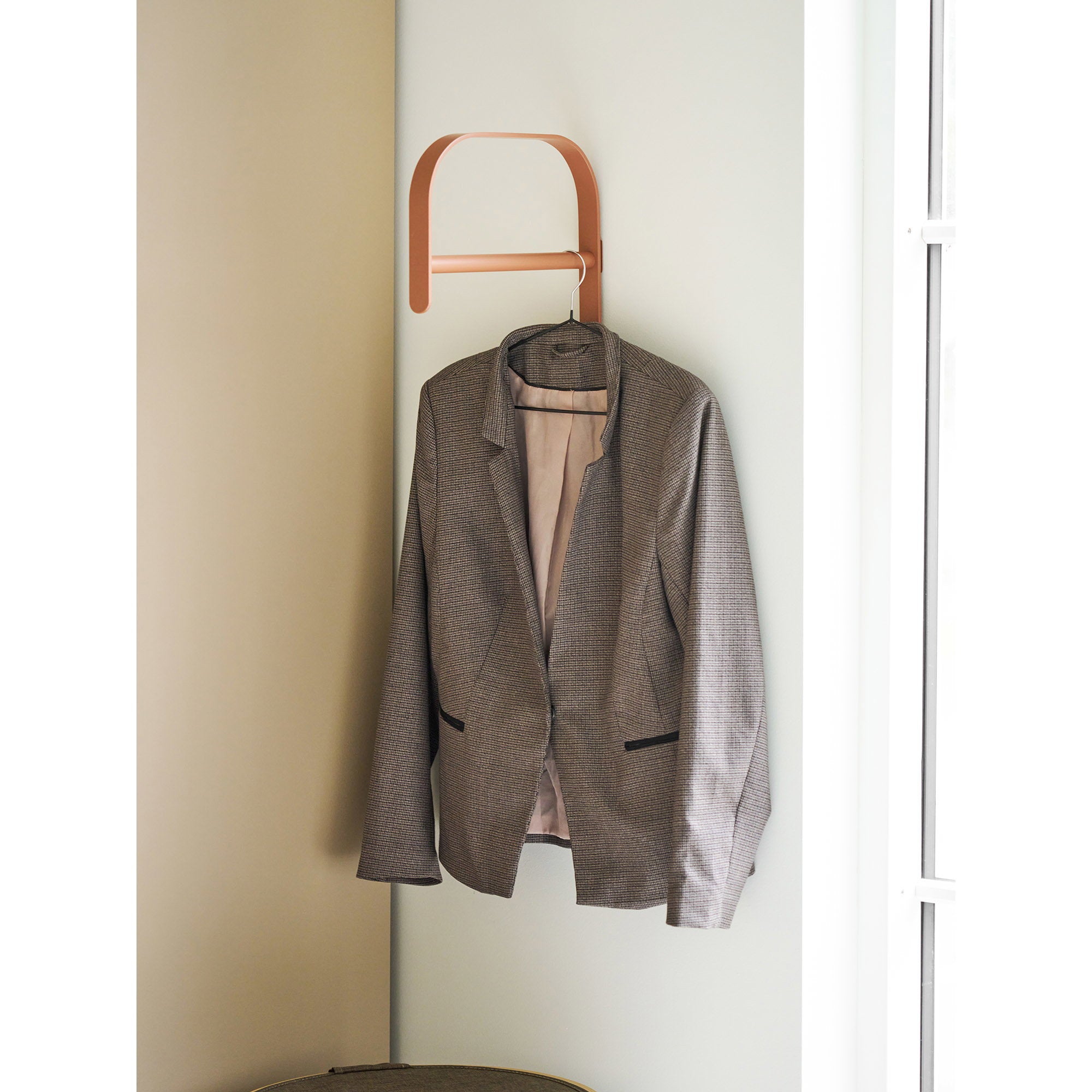 Gresto Garderobenständer - Garderobenständer, Metall, Cognac 3x30x80 cm