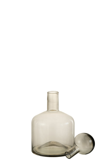 Bottle Deco Norma Glass Grey Small