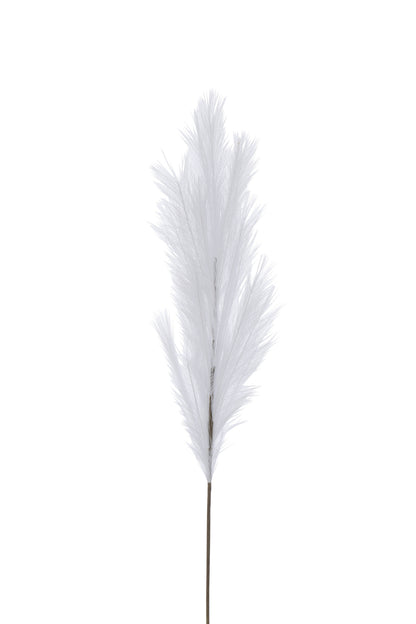 Branch Feather Duster Plastic White Medium