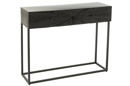 Console Shanil Wood/Iron Black