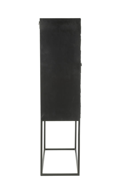Cupboard Shanil Wood/Iron Black