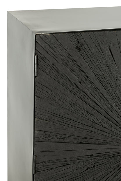 Cupboard Shanil Wood/Iron Black