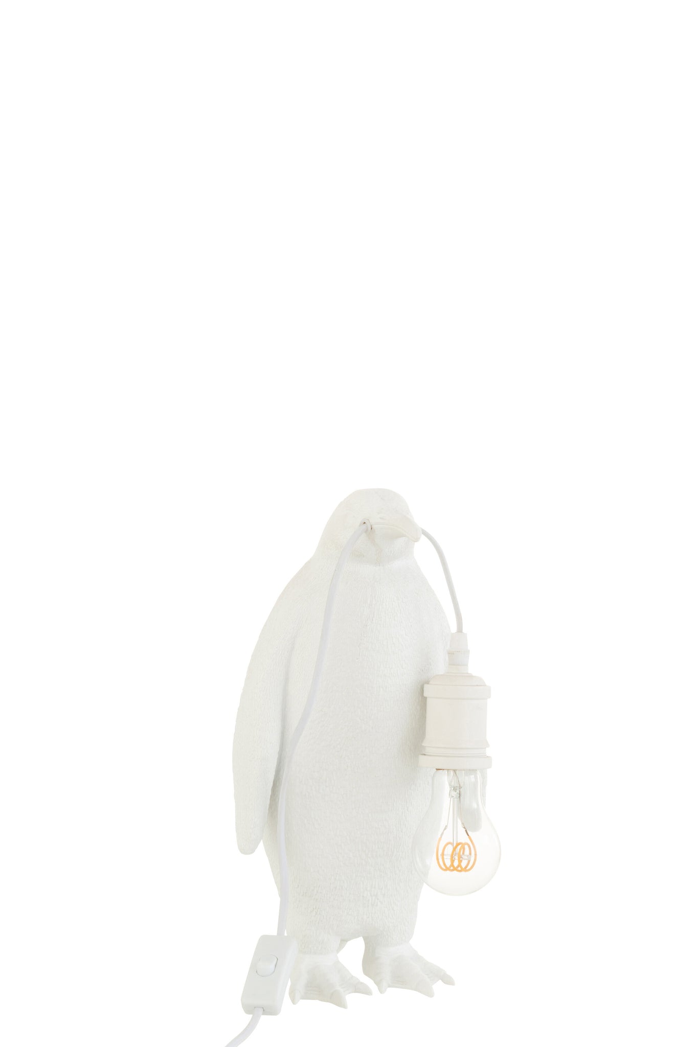 Table Lamp Penguin Resin White Small