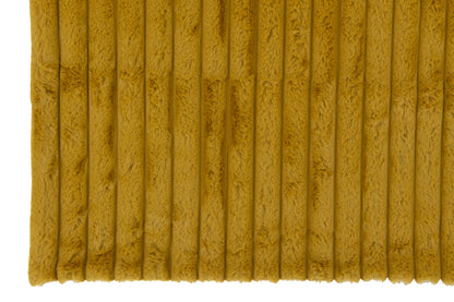 Plaid Corduroy Polyester Ochre