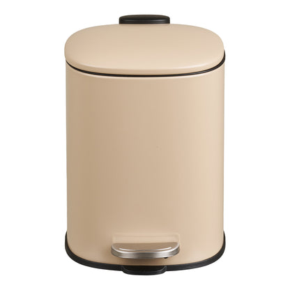 Lodi Pedal Bin - Pedal Bin with soft close, metal, beige, 3l