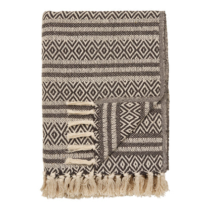 Adana Plaid in Braun 130 x 180 cm