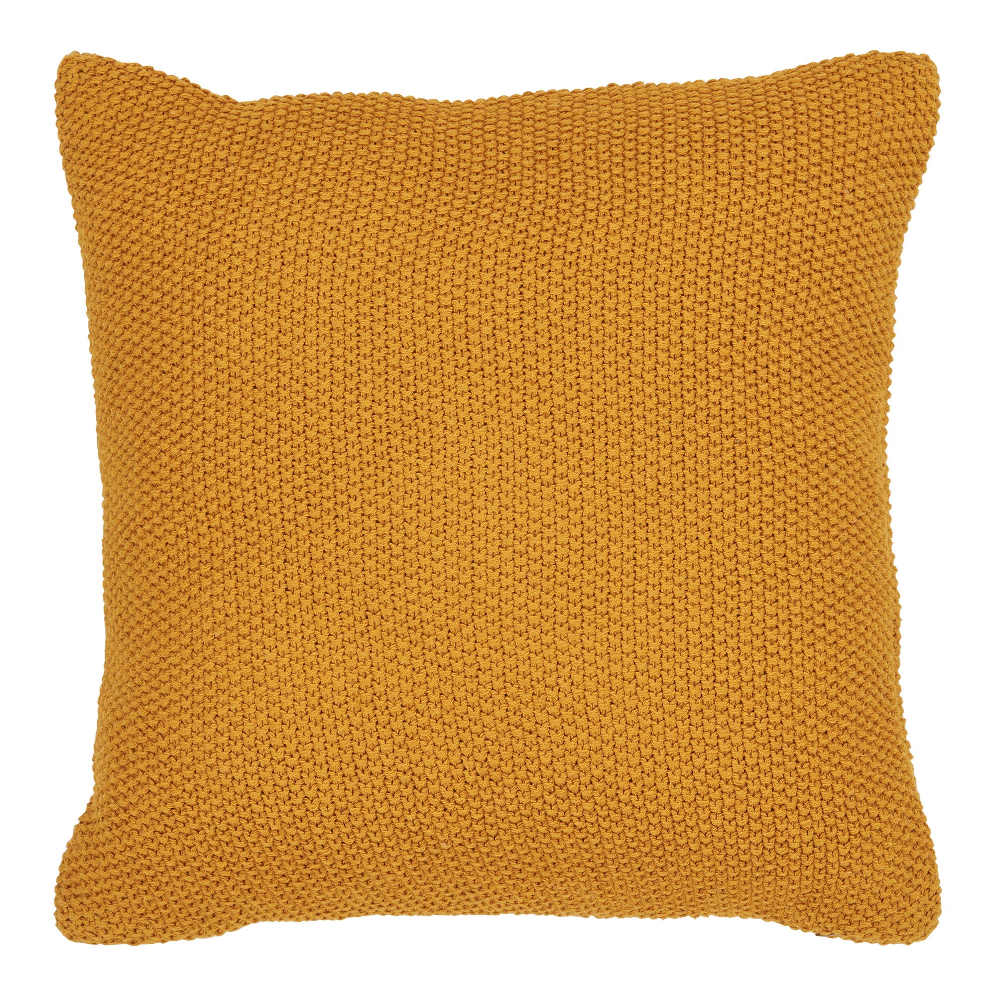Santos Kissen - Kissen, recycelte Baumwolle, ocker 45x45 cm