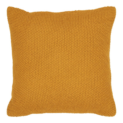 Santos Cushion - Cushion, recycled cotton, ochre 45x45 cm