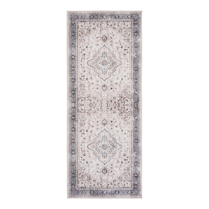 Havana Hallway Runner - Flurläufer, cremeweiß/beige/staubblau 80x200 cm