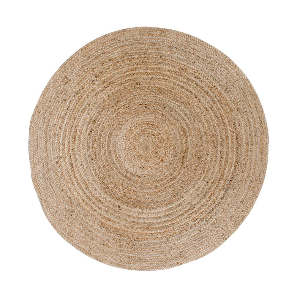 Bombay Rug - Rug, braided jute, natural ø150 cm