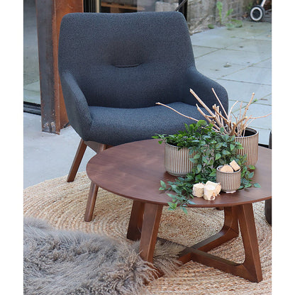 Bombay Rug - Rug, braided jute, natural ø150 cm