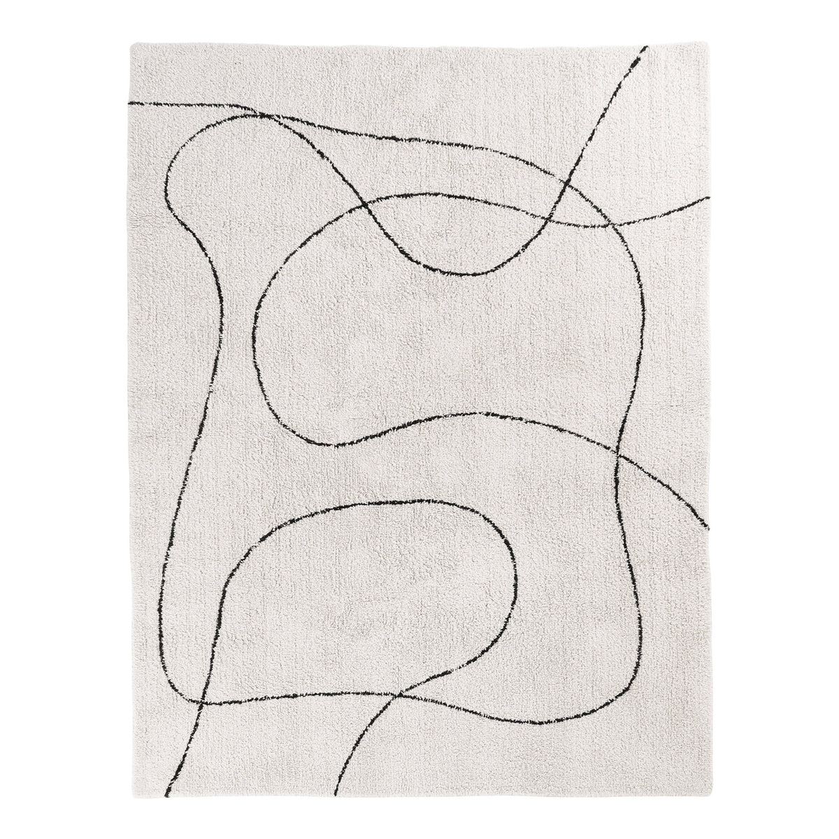 Vloerkleed Tampa – katoen, naturel, 200x300 cm