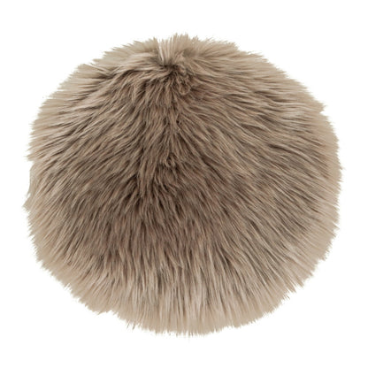 Lammfell-Sitzauflage Kunst - Lammfell-Sitzauflage Kunst, Pilz ø35 cm