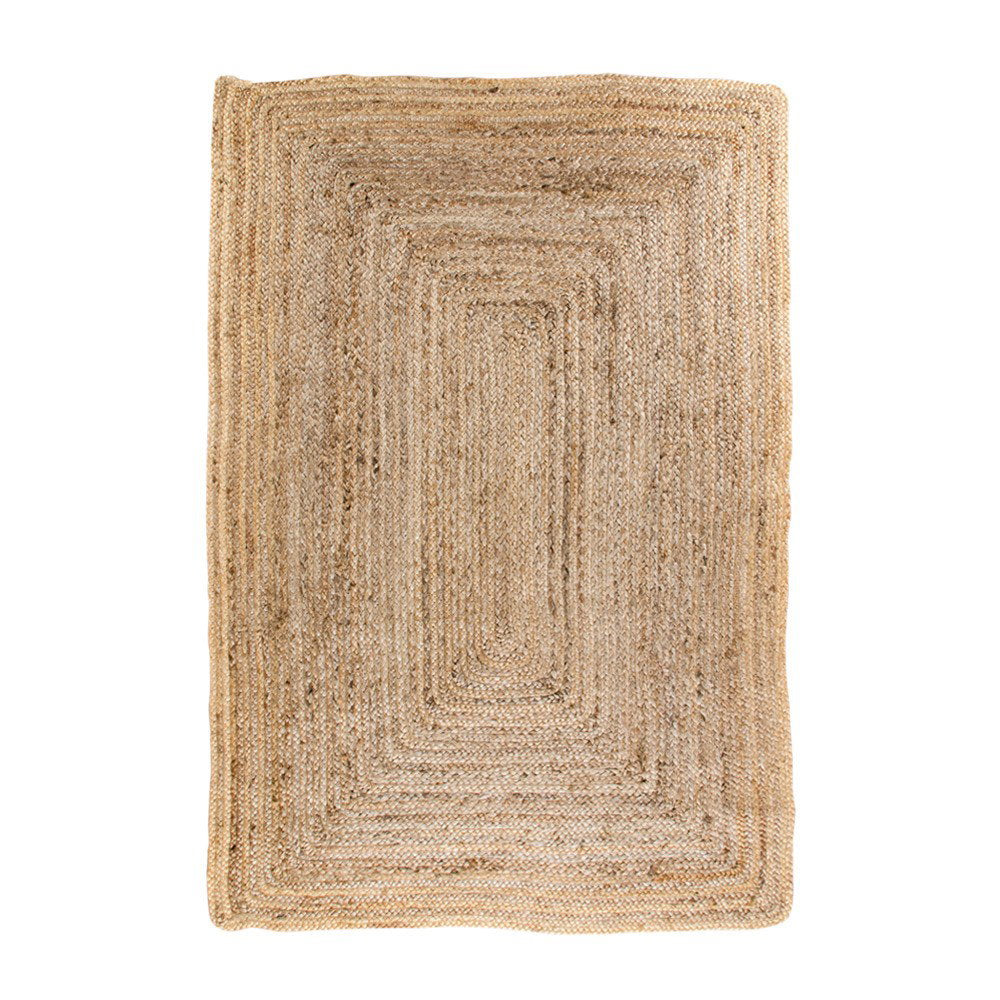 Bombay Rug - Rug, braided jute, natural 120x180 cm