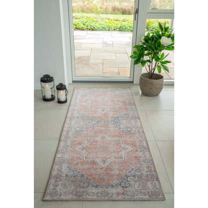 Havana Hallway Runner - Hallway Runner, orange/blue 80x200 cm