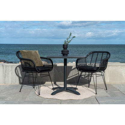 Menorca Teppich - Teppich, 100 % recycelter Kunststoff, Sand ø120 cm