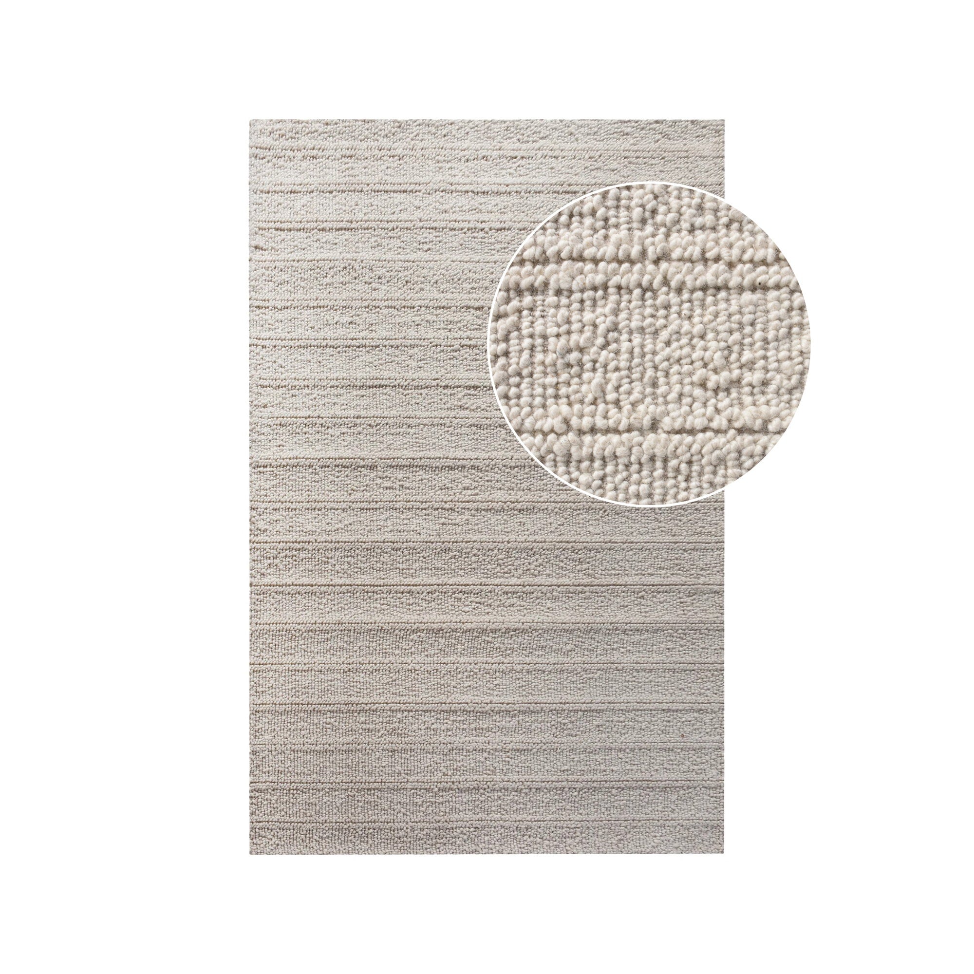 Dehli Rug - Rug, hand woven, ivory 160x230 cm