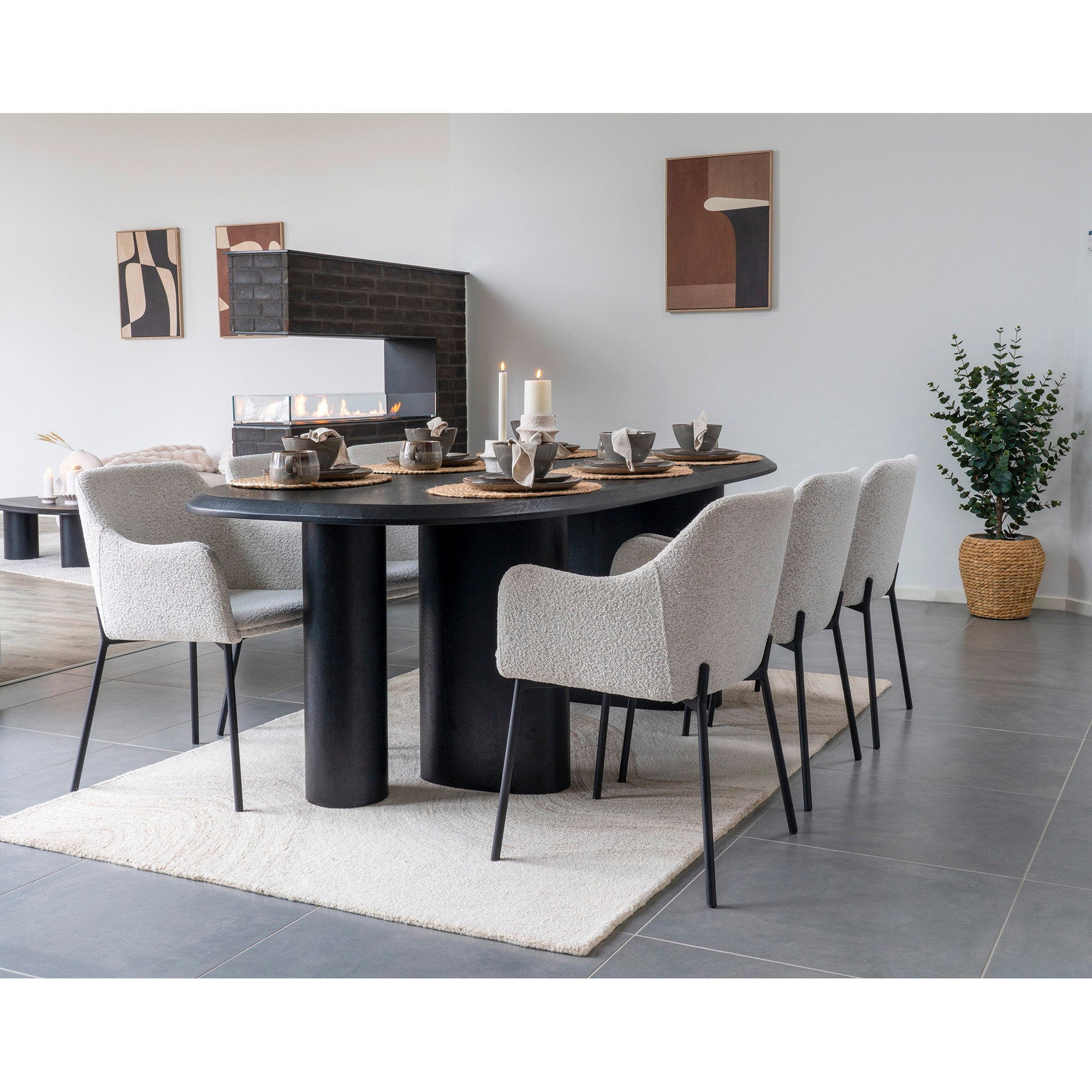 Surat Rug - Rug, hand tufted, light brown/ivory 160x230 cm