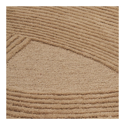 Pune Rug - Rug, hand tufted, brown 160x230 cm