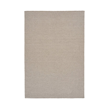 Vloerkleed Nila – handgeweven wol, donker zand, 160x230 cm