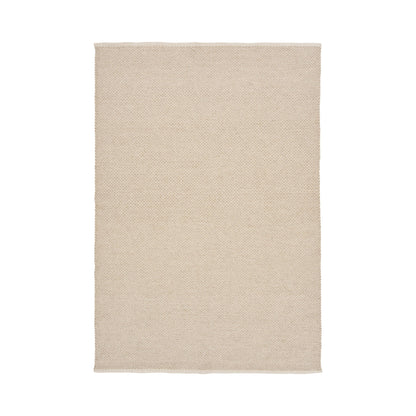 Vloerkleed Gaya – handgeweven wolmix, beige, 160x230 cm